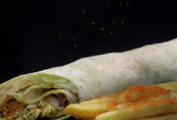 Crispy Cajun Chicken Strip Wrap Meal