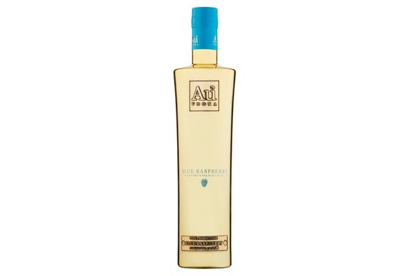 Au Vodka Blue Raspberry Flavoured Vodka Spirit Drink 70cl 35.2%
