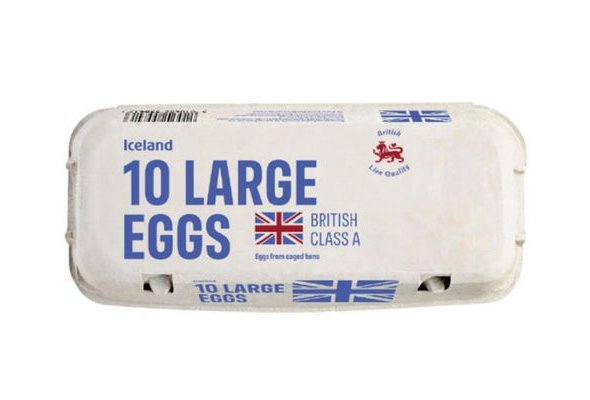 Iceland 10 Large Eggs