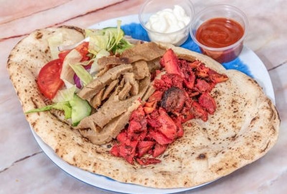 Mixed Meat in Naan