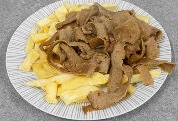 Lamb Donner and Chips
