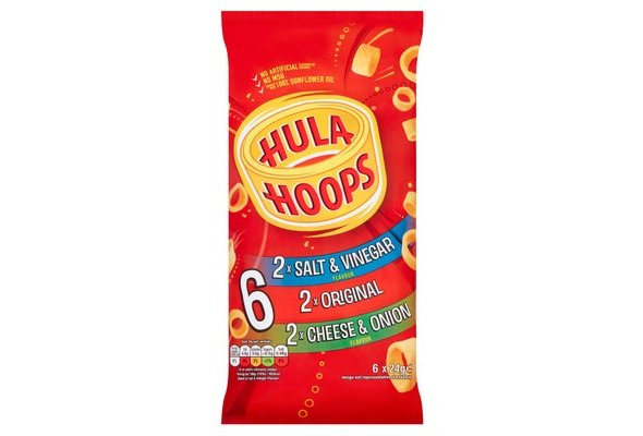 Hula Hoops Variety Multipack Crisps 6 Pack