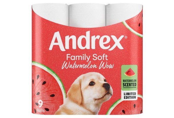 Andrex Family Soft Watermelon Scented 9 roll