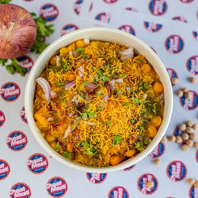 Samosa Chole Chaat