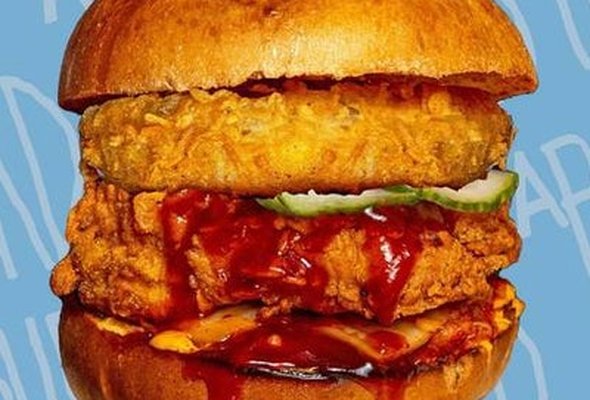 Spicy Korean BBQ Burger 🌶