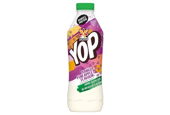 Yoplait Yop Mango Pineapple Flavour Drinkable Yogurt 825g