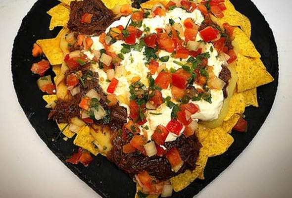 Loaded Beef Nachos