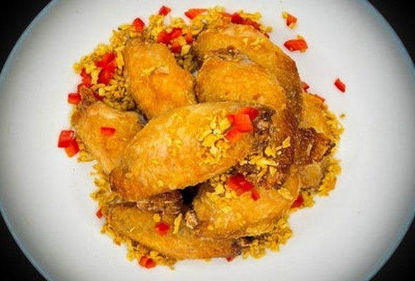 Deep Fried Chicken Wings with Spicy Salt 椒鹽雞翼