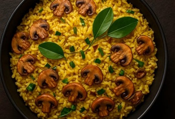 🍄🌾 Mushroom Pilau Rice