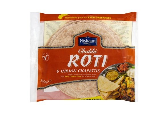 Nishaan Chakki Roti Chapattis 6 pack