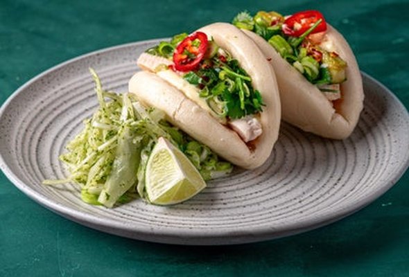 Sesame Chicken Bao