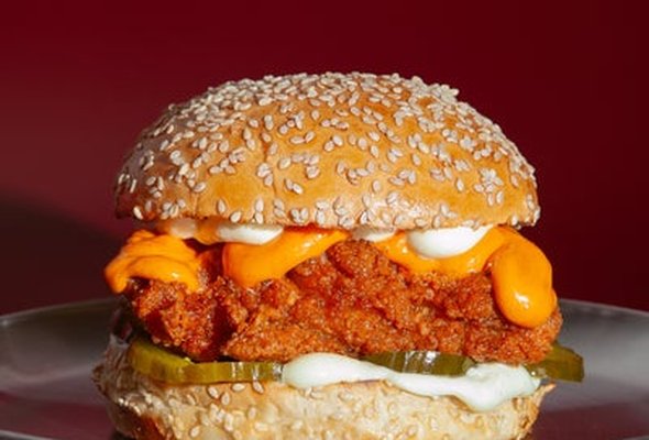 Honey Ginger Buffalo Burger