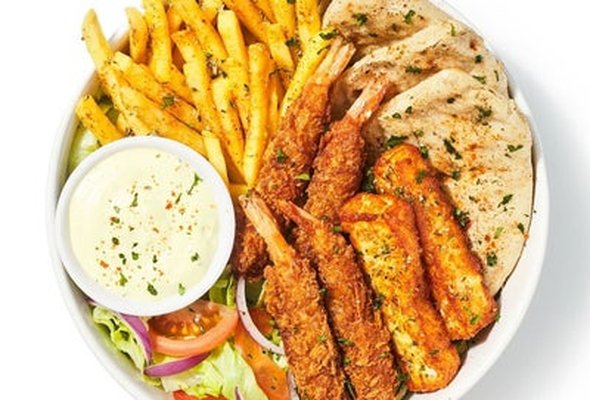 Panko Prawn Plate
