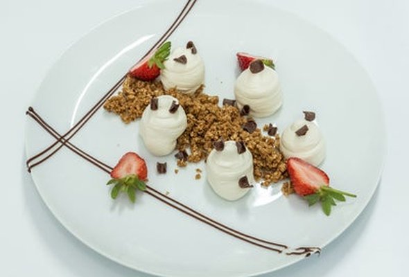 Deconstructed Vanilla Cheesecake