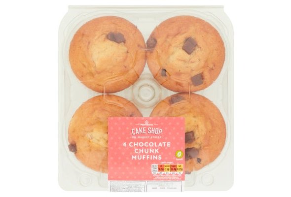 Chocolate Chunk Muffins 4pk
