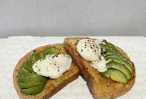 Poached Eggs & Avocado on toast