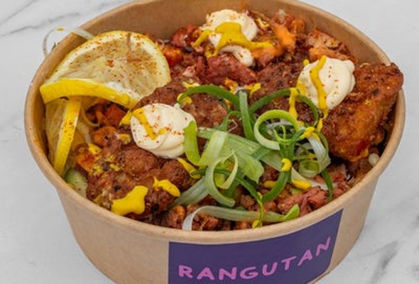 Rangutan Chicken Tikka and Japanese Sticky Rice Meal