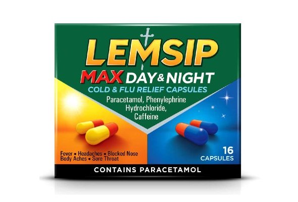 Lemsip Max Day & Night Cold & Flu Relief Capsules 16 Capsules