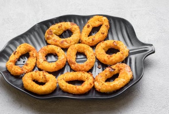 Onion Rings (10 Pieces) (v)