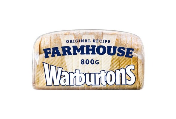 Warburtons Farmhouse Soft Bread 800g