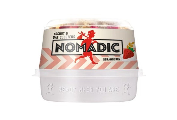 Nomadic Yogurt & Oat Clusters Strawberry 169g