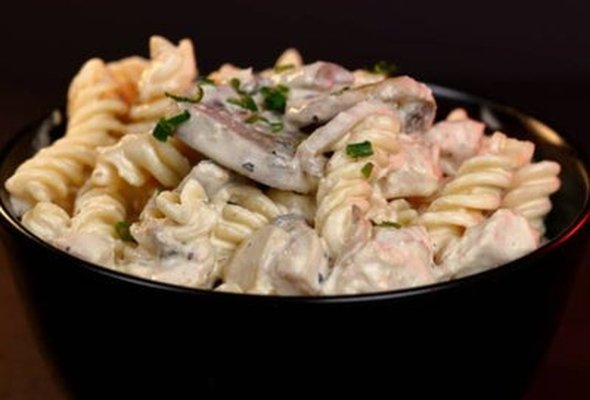 Creamy Garlic Mushroom Pasta