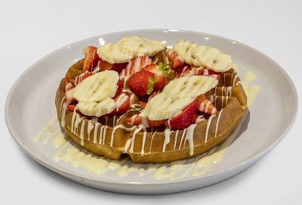 White Choc Kiss Waffle