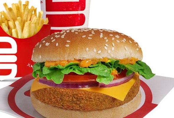 Veggie Burger (with Algerian sauce) MEAL
