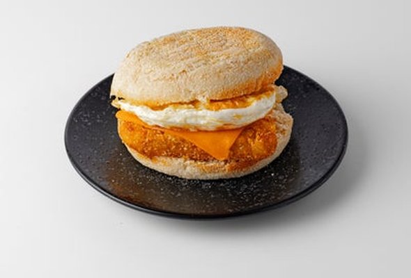 Egg, Cheese, and Hash Brown Muffin