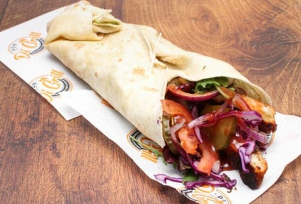 Jerk Halloumi Wrap