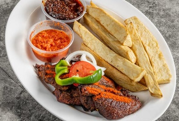 Yam with Chicken Wings
