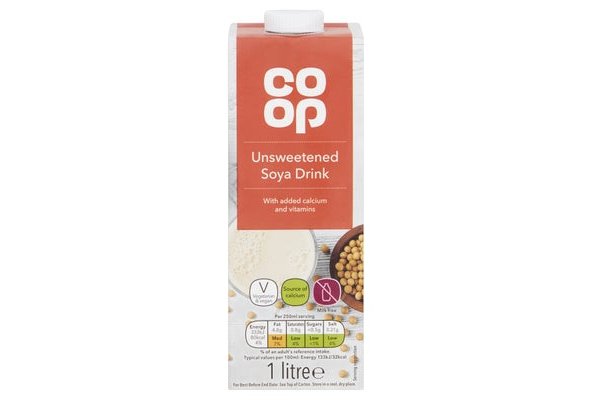 Co Op Unsweetened Soya Drink 1 Litre