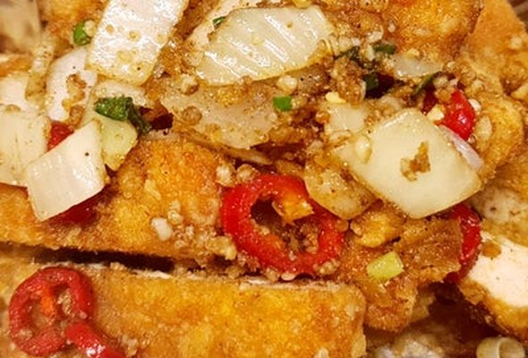 Crispy Chicken Strips with Chilli & Salt