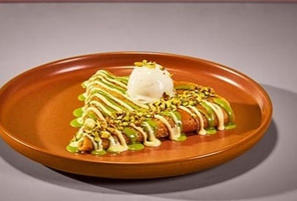 Pistachio & White Chocolate Crunch - Crepe