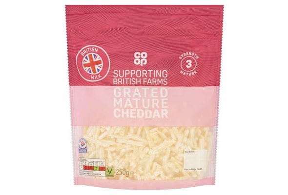 Co-op Grated Mature Cheddar 250g