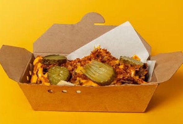 Cheese Burger Waffle Fries
