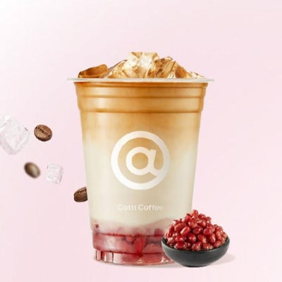 Red Bean Coconut Latte