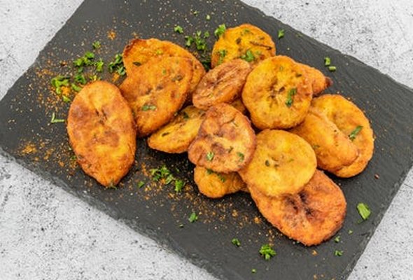 Golden Fried Plantain