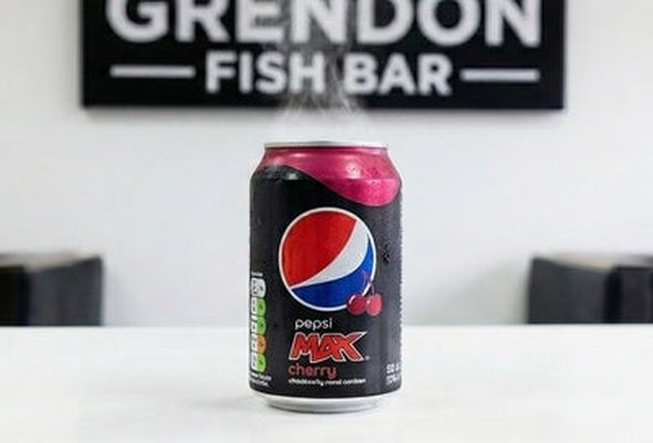 pepsi max and cherry