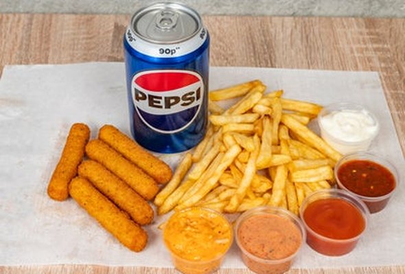 Deal 28 - 5 Pc Mozzarella Sticks Meal