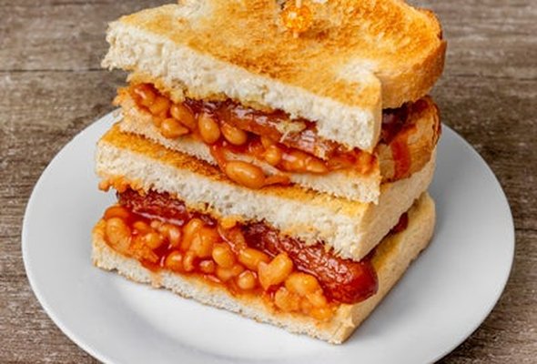 Sausage & Beans Toastie