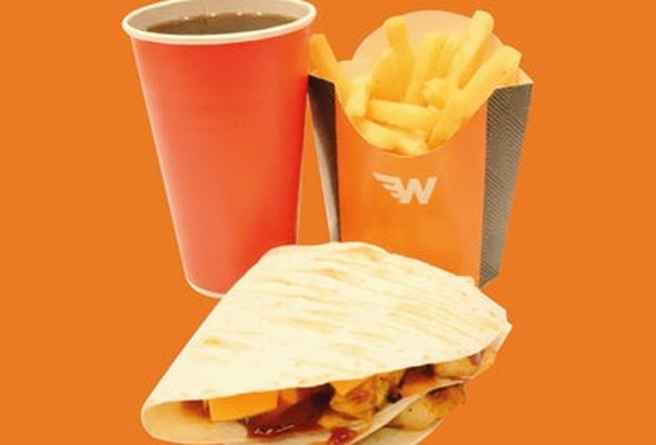 BBQ Flame Chicken Quesadilla meal