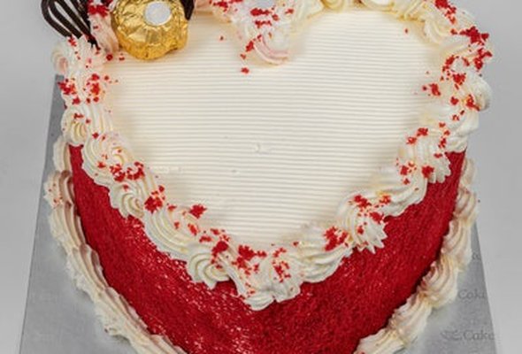 Red valvet heart 6inch