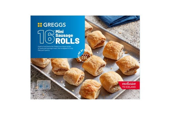 Greggs 16 Mini Sausage Rolls 433g