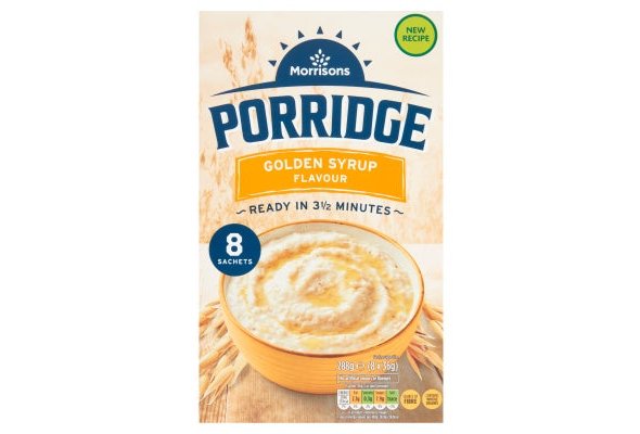 Morrisons Golden Syrup Porridge 8pk