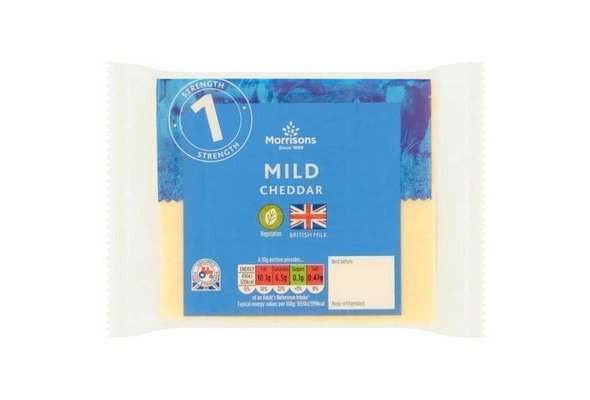 Morrisons Mild White Cheddar 240g