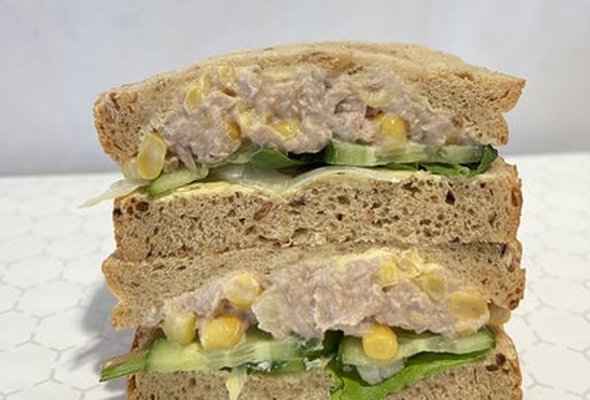 Tuna Sweetcorn Sandwich