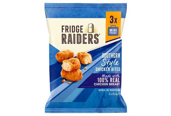 Fridge Raiders Southern Style Chicken Bites Mini Packs 3 x 22.5g