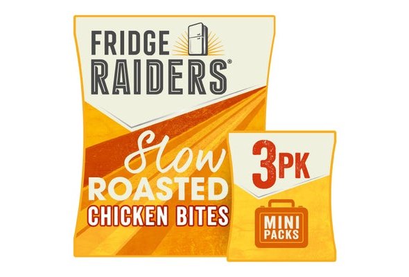 Fridge Raiders Slow Roasted Chicken Bites Mini Packs 3 x 22.5g