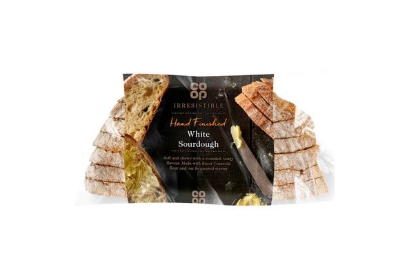 Co-op Irresistible Hand Finished White Sourdough 500g